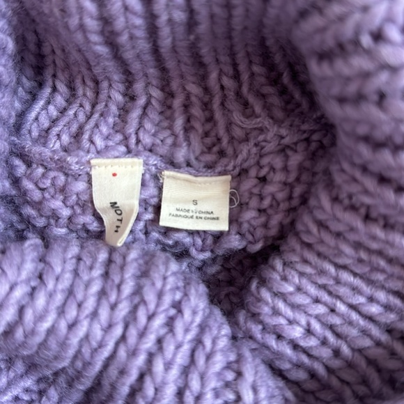 Moth for Anthropologie.  Cropped turtleneck sweater, size small. - Picture 5 of 7